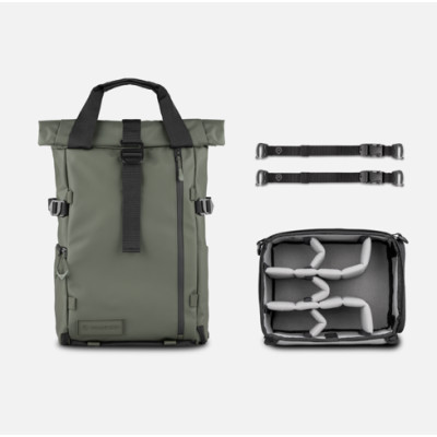 WANDRD PRVKE 21L V4 Φωτογραφικό Backpack Πράσινο Wasatch Bundle